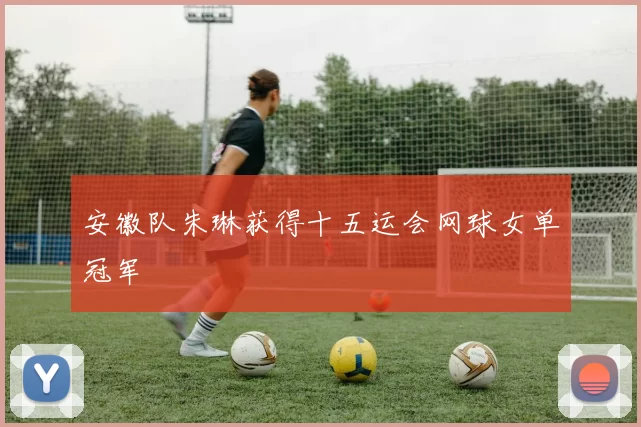 安徽队朱琳获得十五运会网球女单冠军